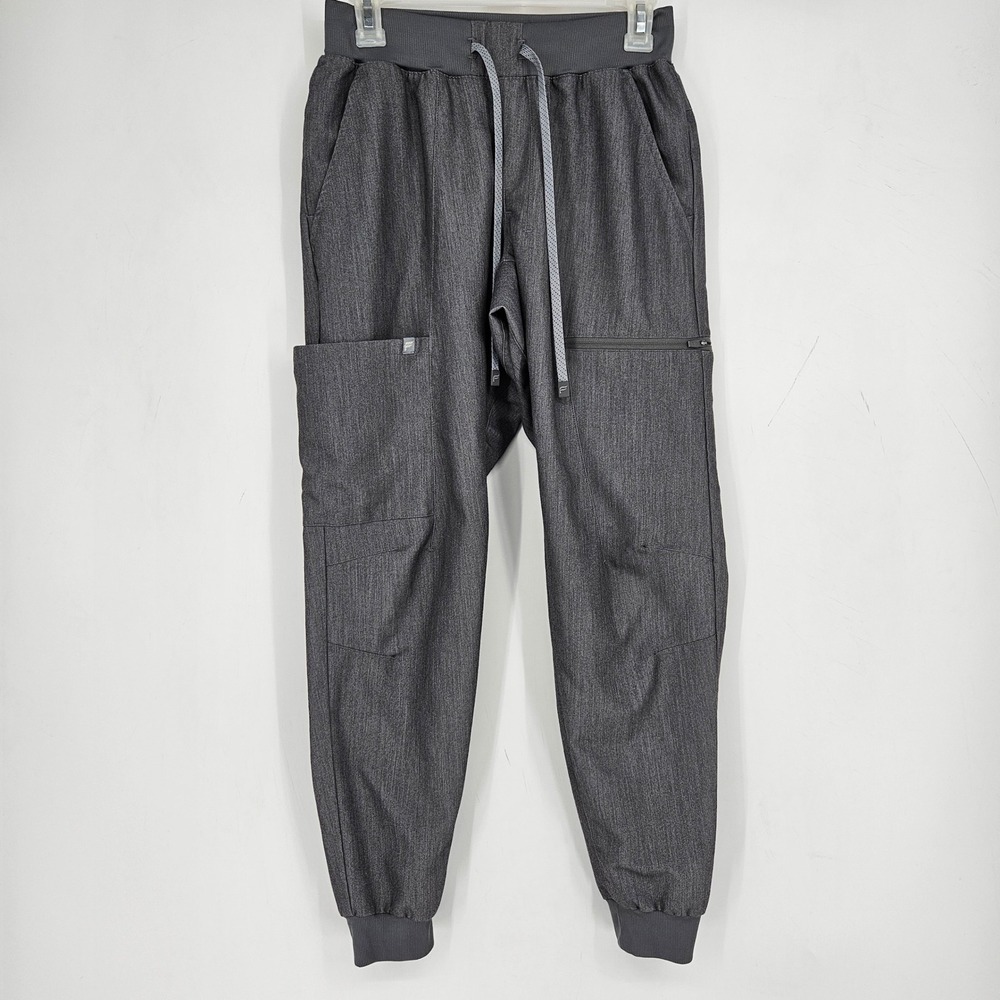 Fabletics Scrub Pants Mens Extra Small All Shift Jogger Healthcare Nurses Gray‎